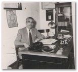 Foto d'epoca degli anni '60: il fondatore sig. Antonio Azzaretto